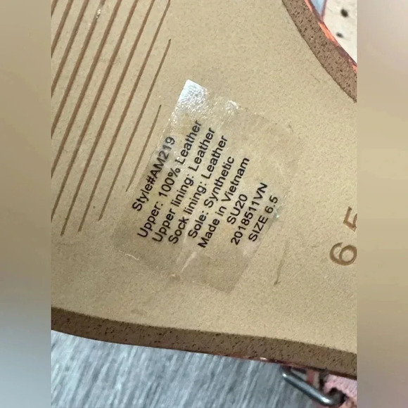 3/$30 Madewell The Hollie Ankle-Strap Sandal in Snake Embossed Leather - Picture 7 of 7